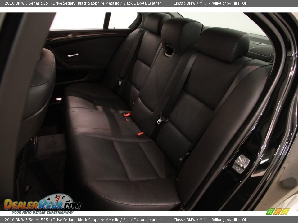 2010 BMW 5 Series 535i xDrive Sedan Black Sapphire Metallic / Black Dakota Leather Photo #17