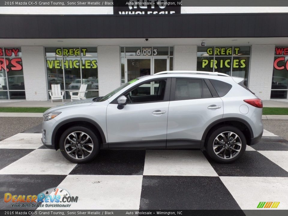 2016 Mazda CX-5 Grand Touring Sonic Silver Metallic / Black Photo #1