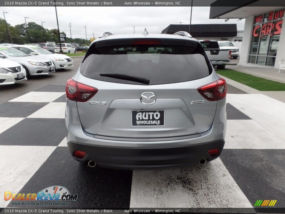 2016 Mazda CX-5 Grand Touring Sonic Silver Metallic / Black Photo #4