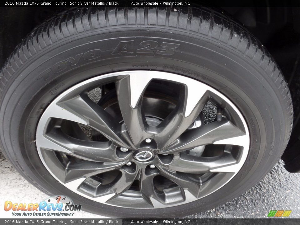 2016 Mazda CX-5 Grand Touring Sonic Silver Metallic / Black Photo #7