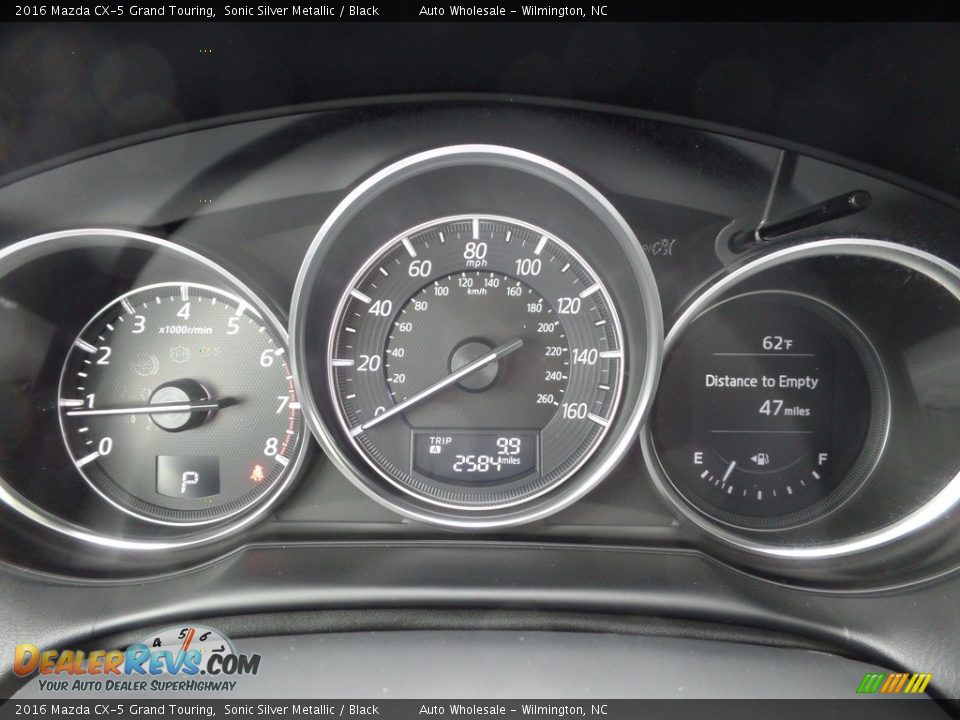 2016 Mazda CX-5 Grand Touring Sonic Silver Metallic / Black Photo #16