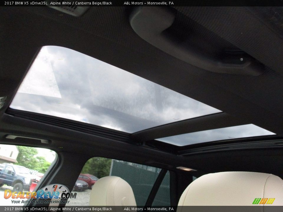2017 BMW X5 xDrive35i Alpine White / Canberra Beige/Black Photo #10