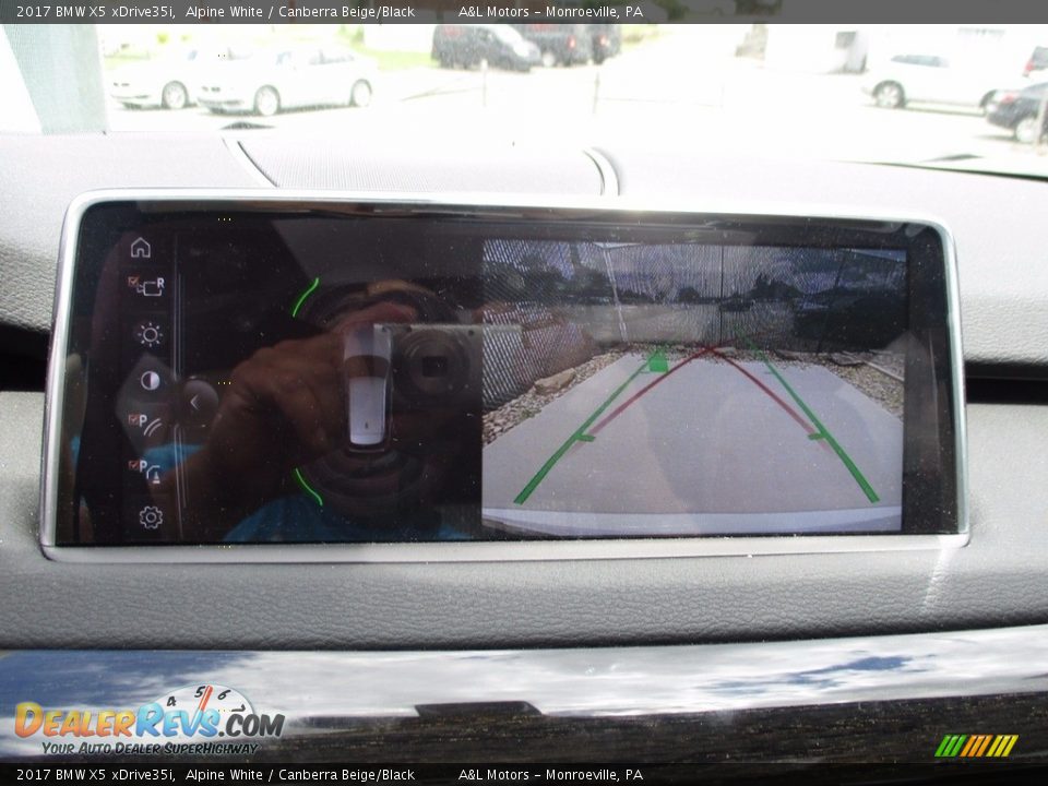 2017 BMW X5 xDrive35i Alpine White / Canberra Beige/Black Photo #17
