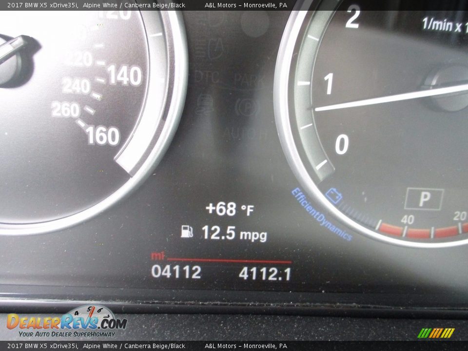 2017 BMW X5 xDrive35i Alpine White / Canberra Beige/Black Photo #20