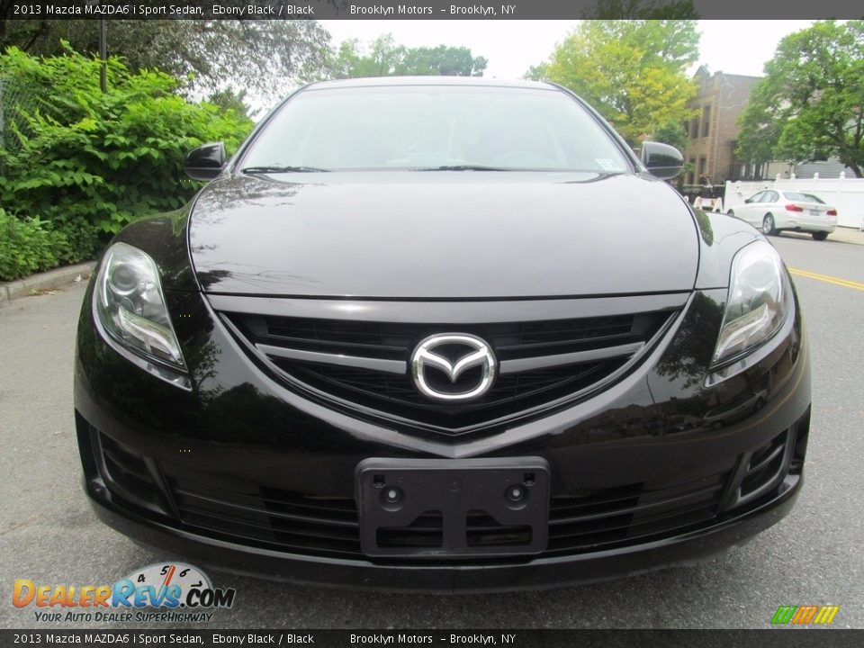 2013 Mazda MAZDA6 i Sport Sedan Ebony Black / Black Photo #3