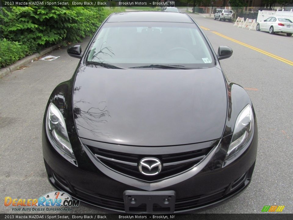 2013 Mazda MAZDA6 i Sport Sedan Ebony Black / Black Photo #4
