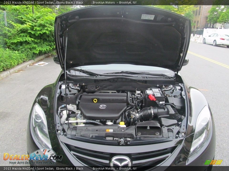 2013 Mazda MAZDA6 i Sport Sedan Ebony Black / Black Photo #31