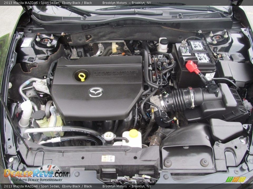 2013 Mazda MAZDA6 i Sport Sedan Ebony Black / Black Photo #32