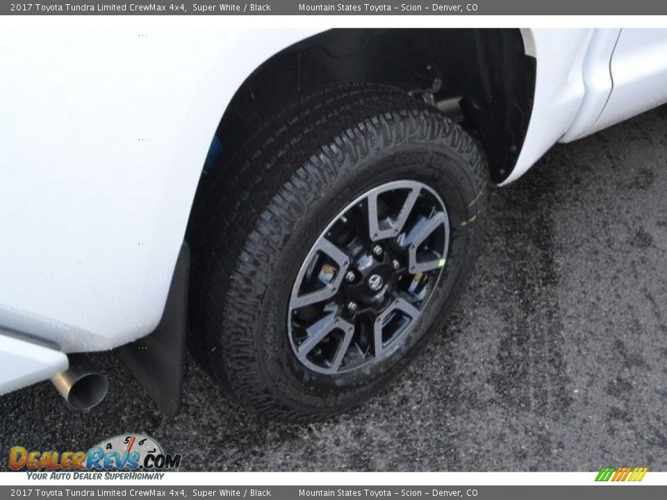 2017 Toyota Tundra Limited CrewMax 4x4 Super White / Black Photo #9