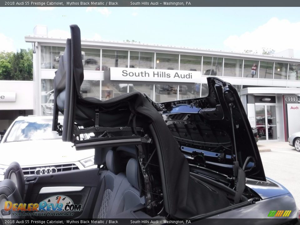 2018 Audi S5 Prestige Cabriolet Mythos Black Metallic / Black Photo #3