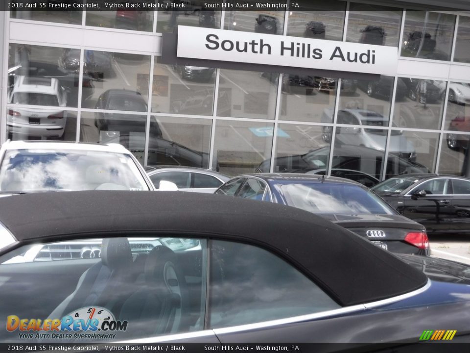 2018 Audi S5 Prestige Cabriolet Mythos Black Metallic / Black Photo #4