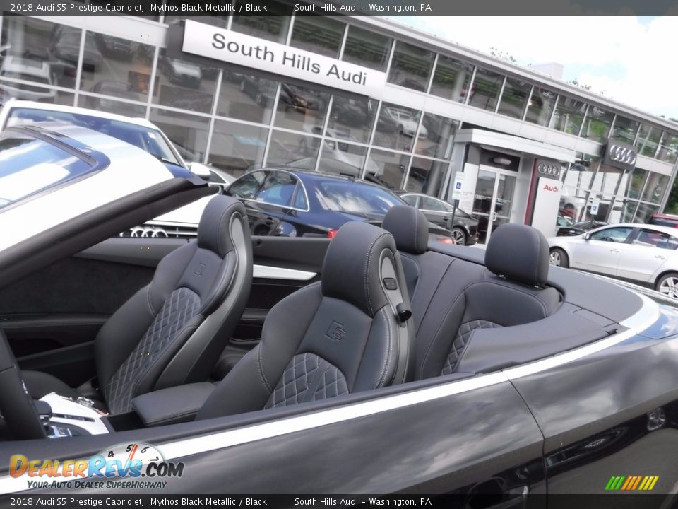 2018 Audi S5 Prestige Cabriolet Mythos Black Metallic / Black Photo #5