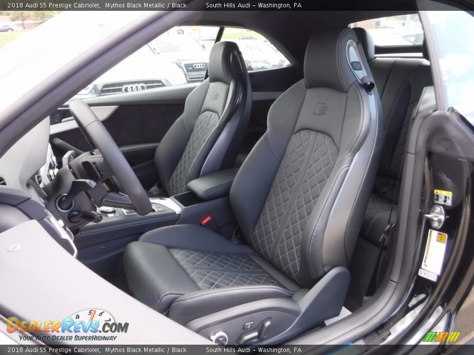 Black Interior - 2018 Audi S5 Prestige Cabriolet Photo #25