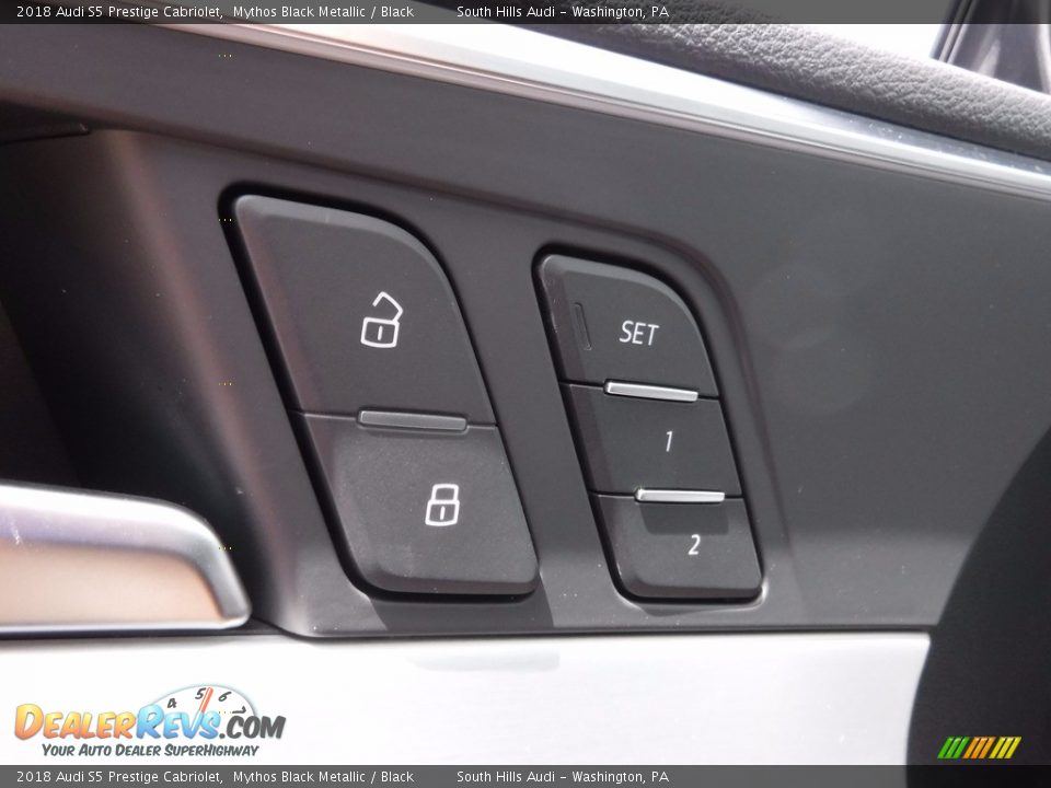 2018 Audi S5 Prestige Cabriolet Mythos Black Metallic / Black Photo #29