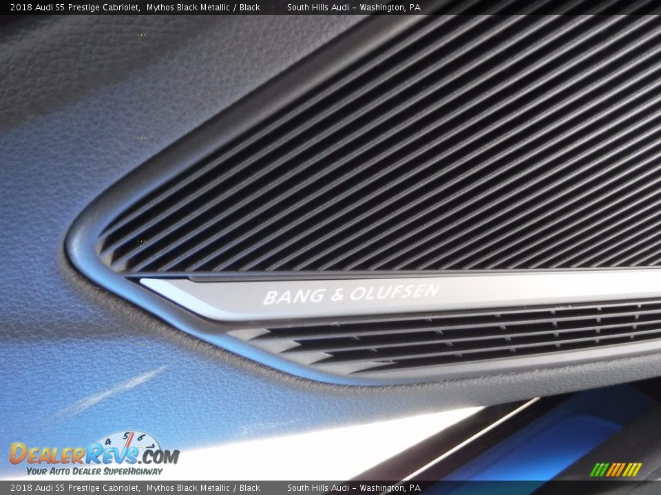 2018 Audi S5 Prestige Cabriolet Mythos Black Metallic / Black Photo #30