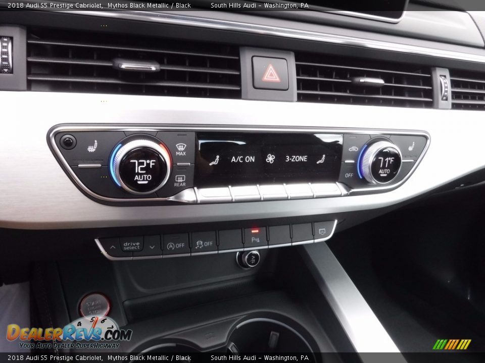 Controls of 2018 Audi S5 Prestige Cabriolet Photo #33