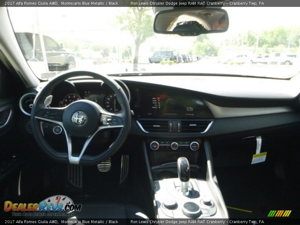 2017 Alfa Romeo Giulia AWD Montecarlo Blue Metallic / Black Photo #19