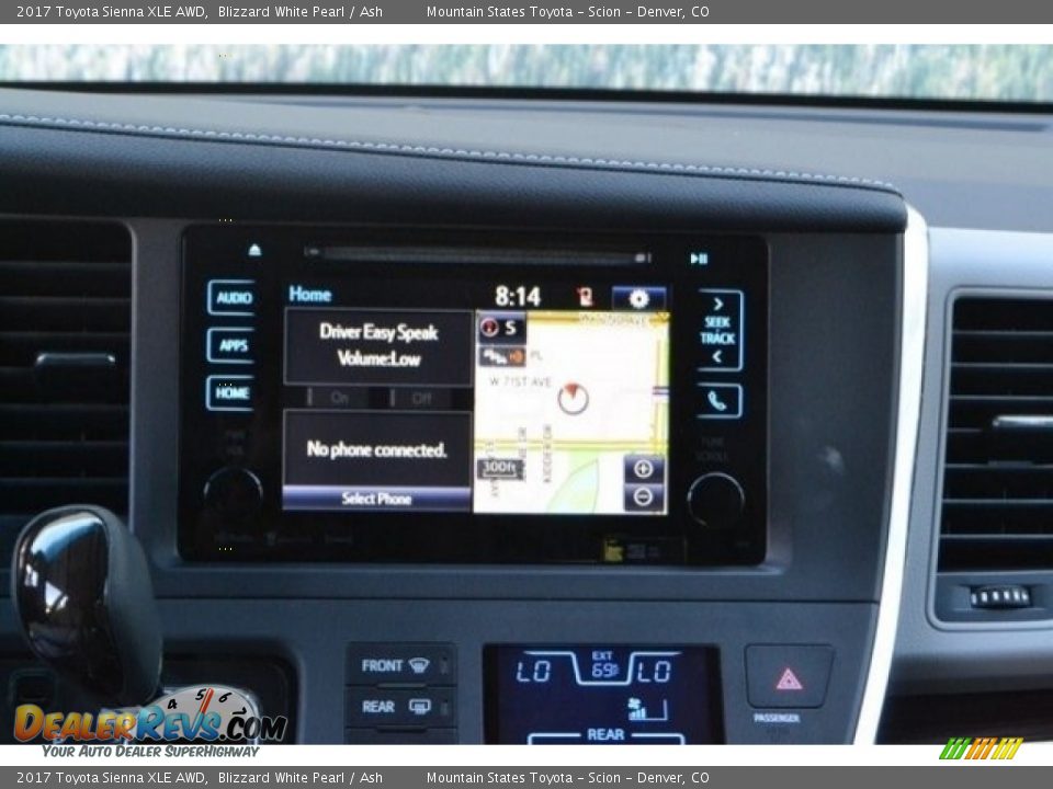 2017 Toyota Sienna XLE AWD Blizzard White Pearl / Ash Photo #6