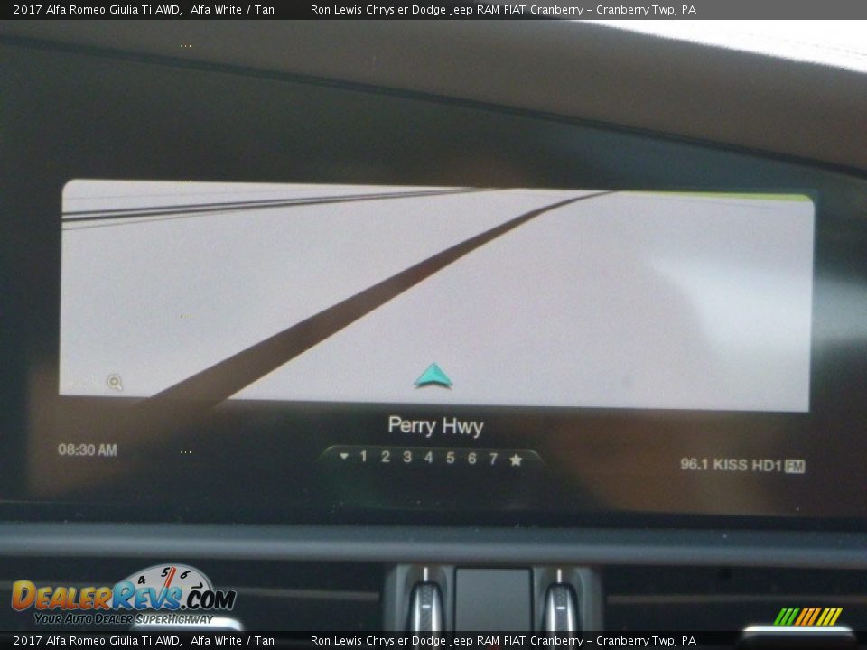 2017 Alfa Romeo Giulia Ti AWD Alfa White / Tan Photo #25