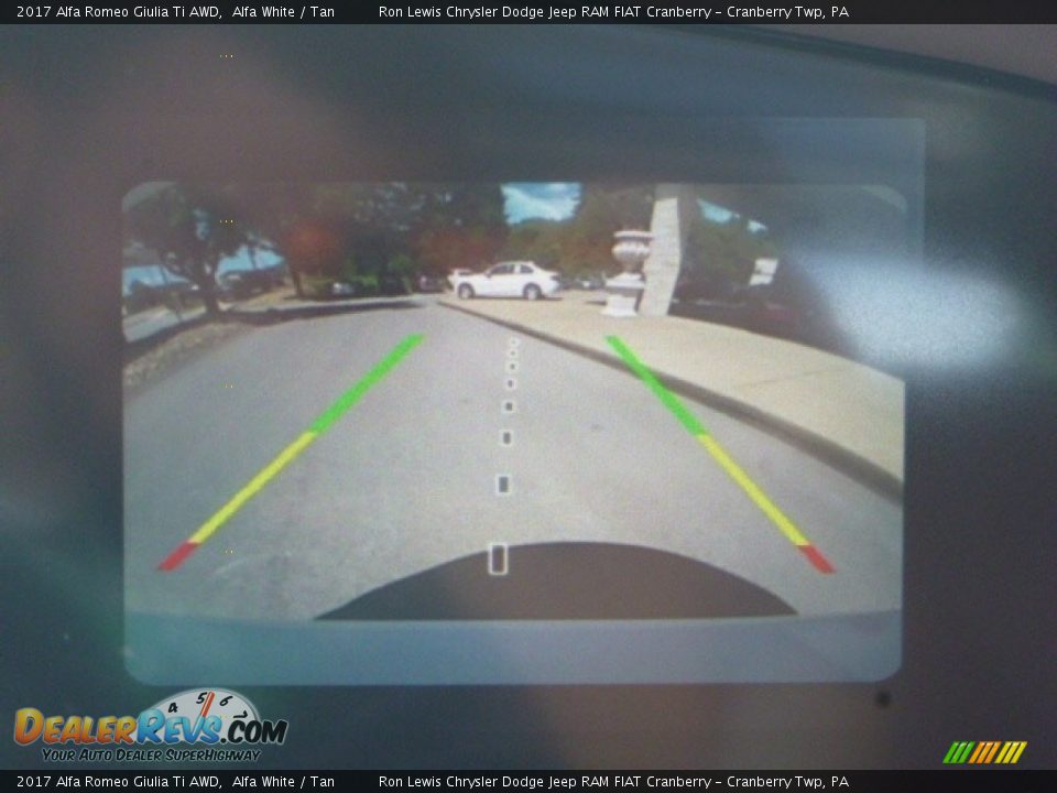 2017 Alfa Romeo Giulia Ti AWD Alfa White / Tan Photo #27