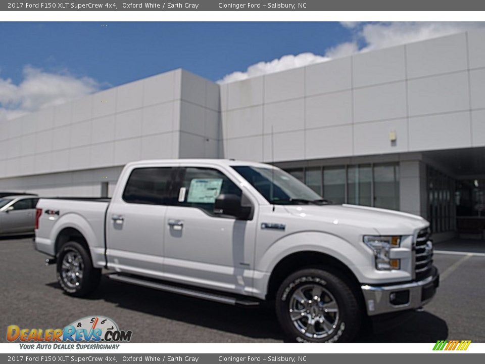 2017 Ford F150 XLT SuperCrew 4x4 Oxford White / Earth Gray Photo #1