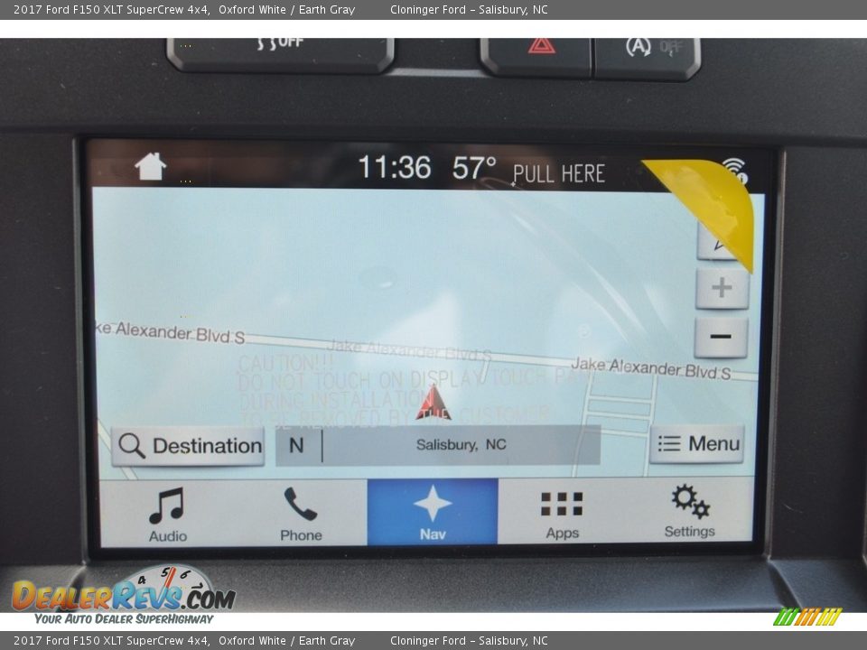 2017 Ford F150 XLT SuperCrew 4x4 Oxford White / Earth Gray Photo #14