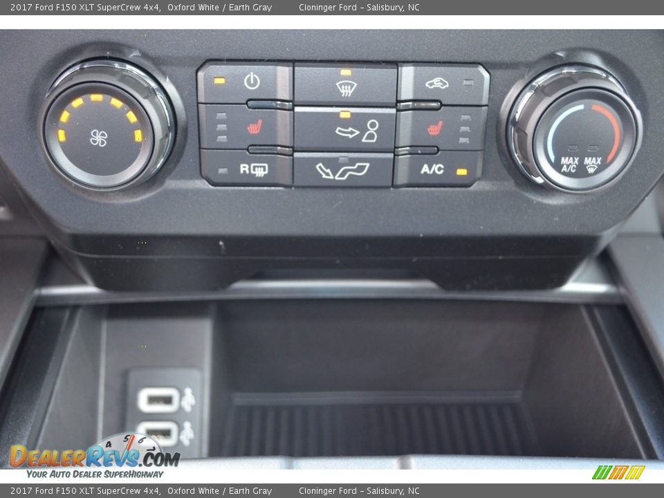 2017 Ford F150 XLT SuperCrew 4x4 Oxford White / Earth Gray Photo #16