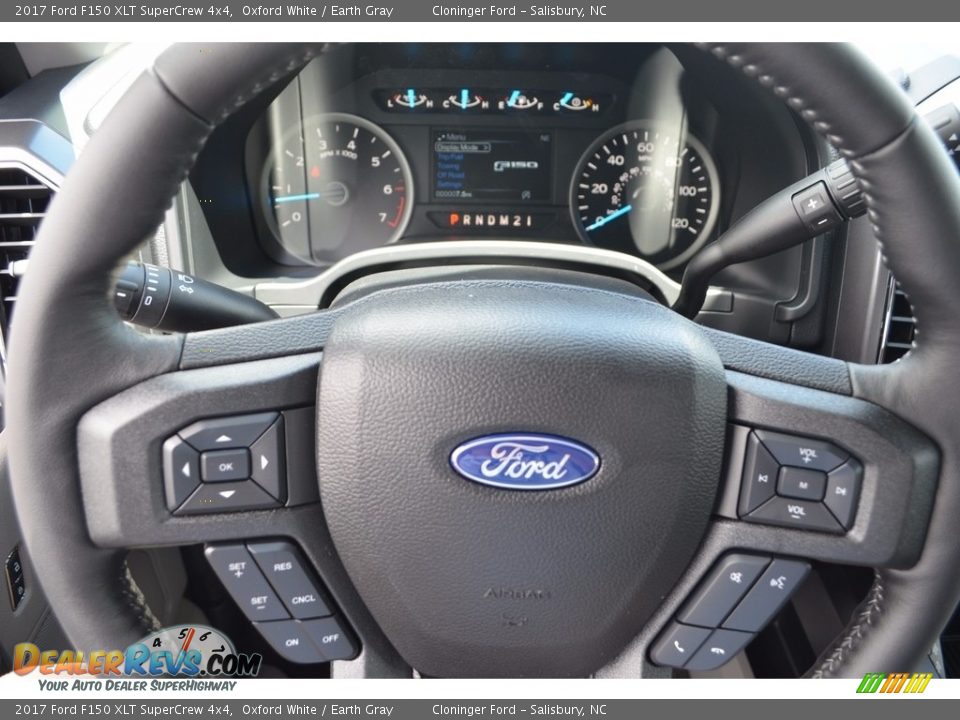 2017 Ford F150 XLT SuperCrew 4x4 Oxford White / Earth Gray Photo #20