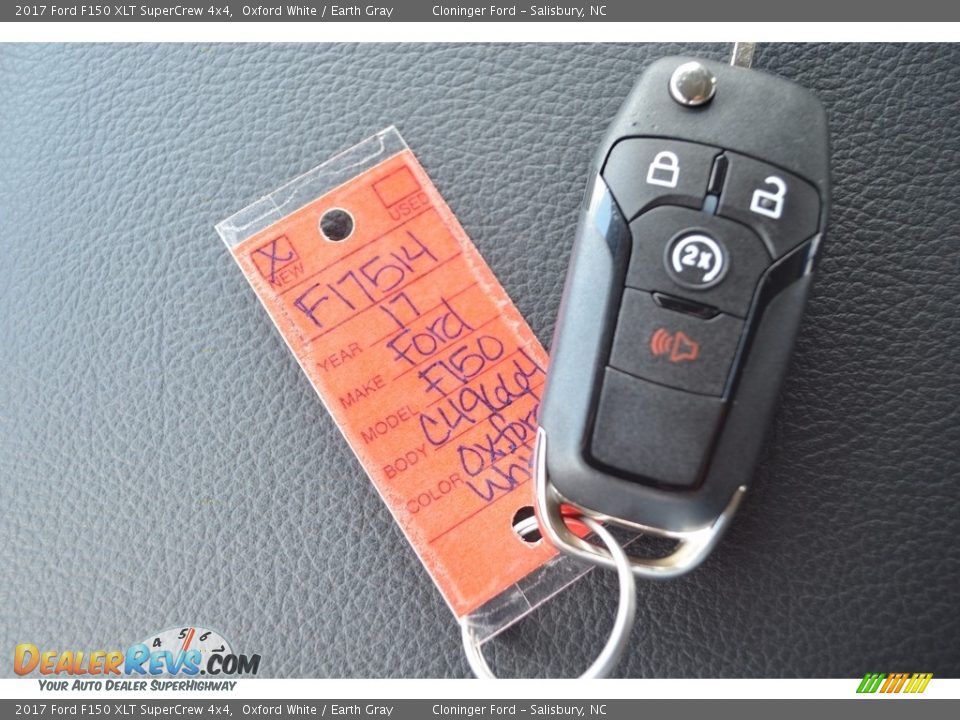 2017 Ford F150 XLT SuperCrew 4x4 Oxford White / Earth Gray Photo #22