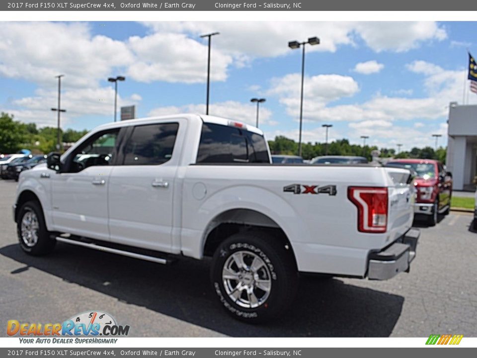 2017 Ford F150 XLT SuperCrew 4x4 Oxford White / Earth Gray Photo #23