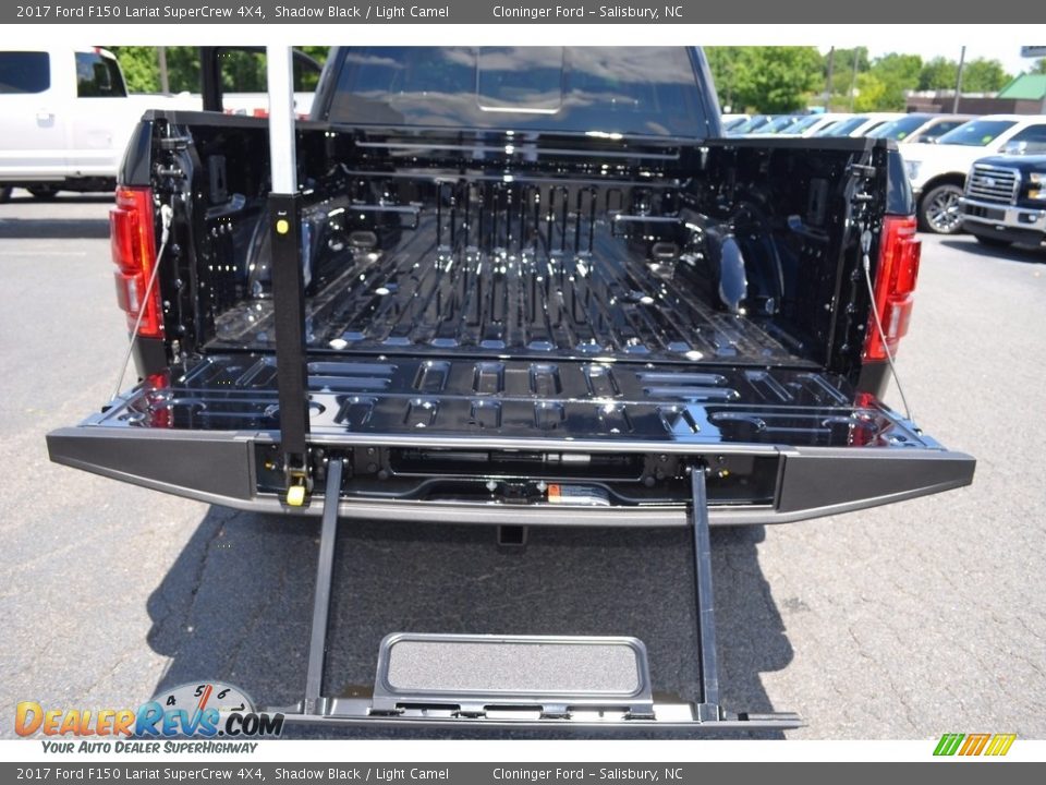 2017 Ford F150 Lariat SuperCrew 4X4 Shadow Black / Light Camel Photo #6