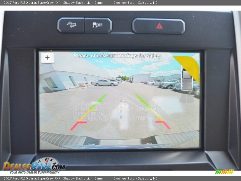 2017 Ford F150 Lariat SuperCrew 4X4 Shadow Black / Light Camel Photo #15