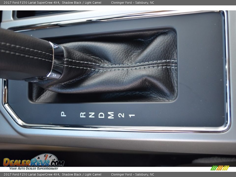 2017 Ford F150 Lariat SuperCrew 4X4 Shadow Black / Light Camel Photo #17
