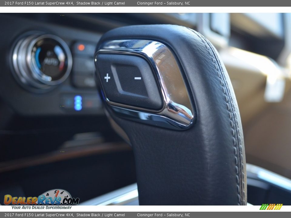 2017 Ford F150 Lariat SuperCrew 4X4 Shadow Black / Light Camel Photo #18