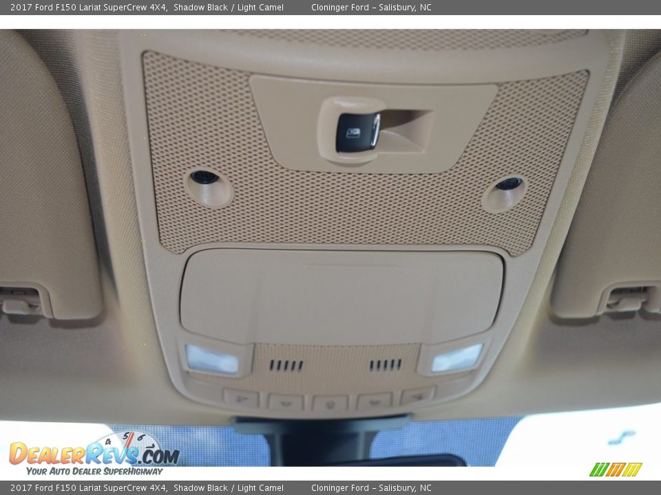 2017 Ford F150 Lariat SuperCrew 4X4 Shadow Black / Light Camel Photo #20