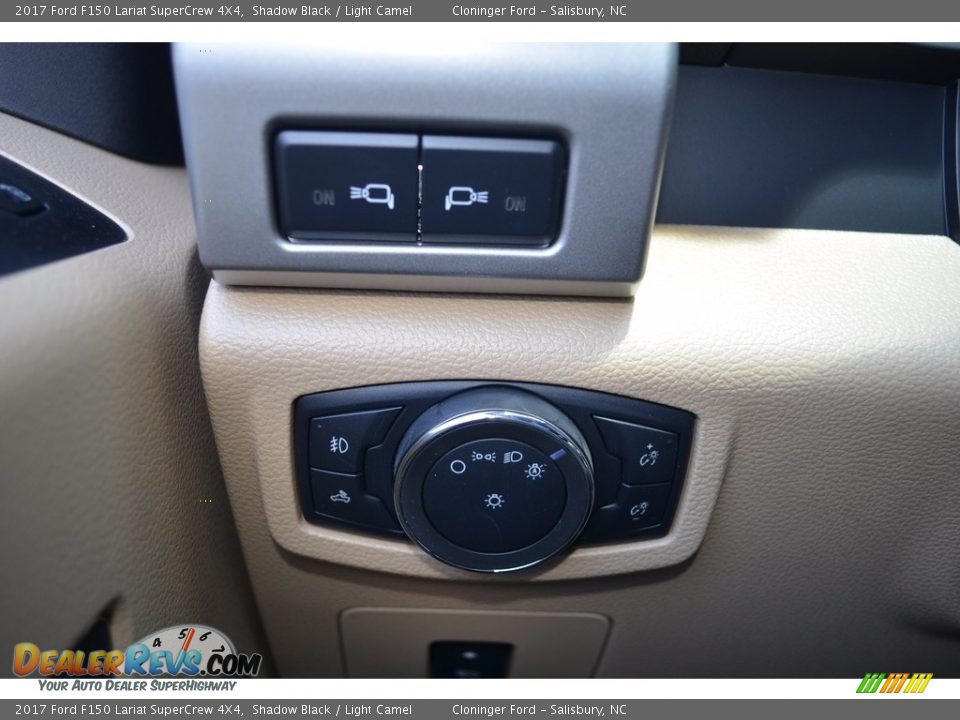 2017 Ford F150 Lariat SuperCrew 4X4 Shadow Black / Light Camel Photo #23