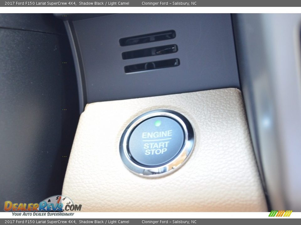 2017 Ford F150 Lariat SuperCrew 4X4 Shadow Black / Light Camel Photo #24
