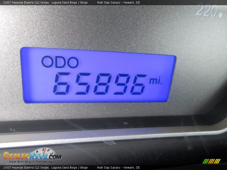 2007 Hyundai Elantra GLS Sedan Laguna Sand Beige / Beige Photo #27