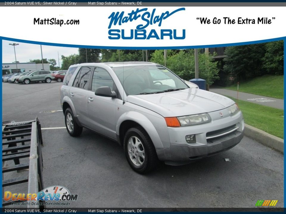 2004 Saturn VUE V6 Silver Nickel / Gray Photo #1