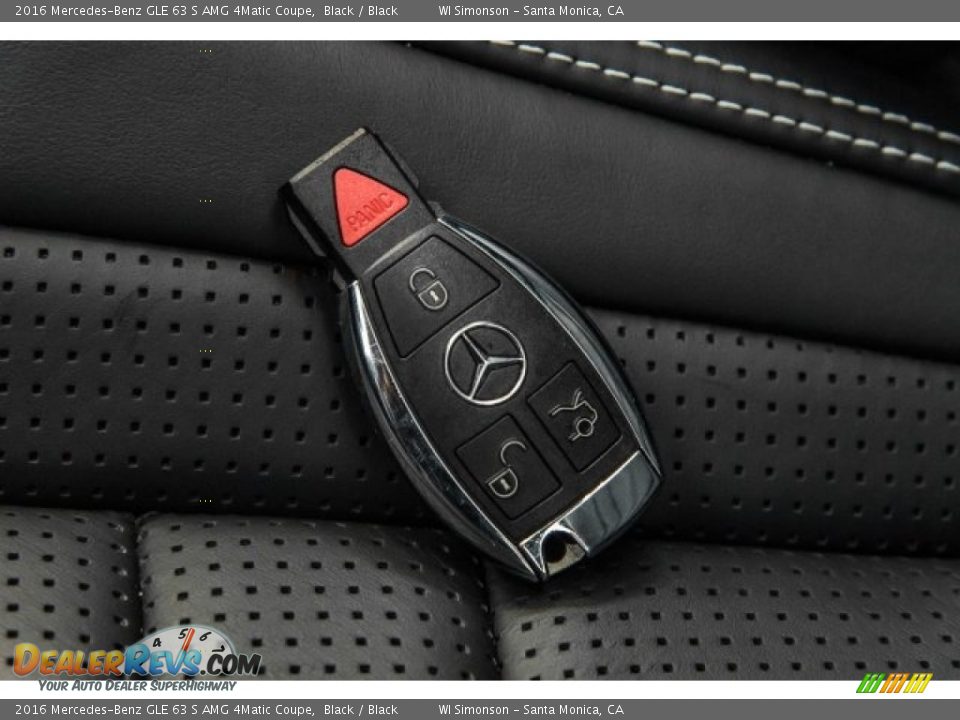 2016 Mercedes-Benz GLE 63 S AMG 4Matic Coupe Black / Black Photo #11