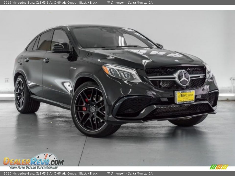 2016 Mercedes-Benz GLE 63 S AMG 4Matic Coupe Black / Black Photo #15