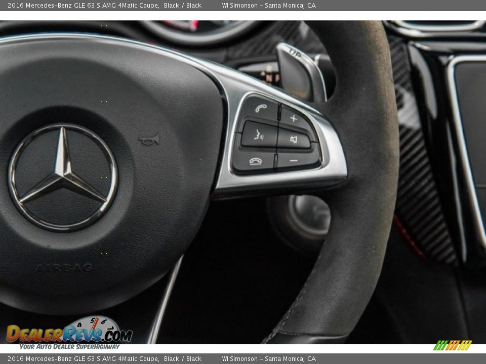 Controls of 2016 Mercedes-Benz GLE 63 S AMG 4Matic Coupe Photo #17