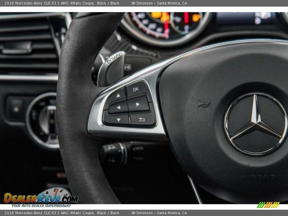 Controls of 2016 Mercedes-Benz GLE 63 S AMG 4Matic Coupe Photo #18