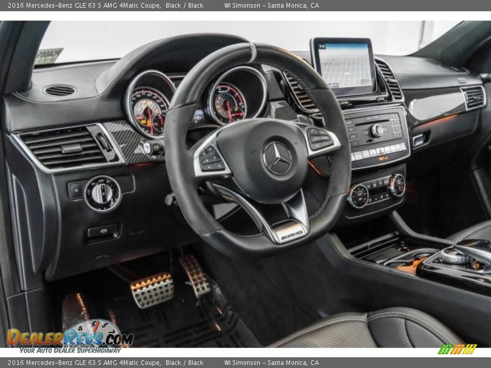 Dashboard of 2016 Mercedes-Benz GLE 63 S AMG 4Matic Coupe Photo #21