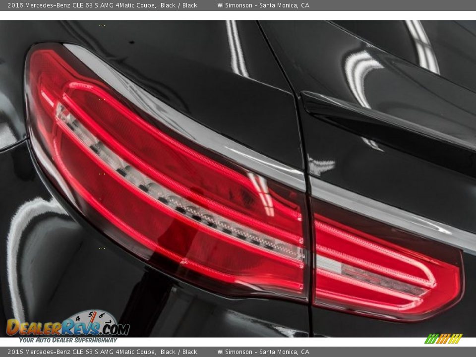 2016 Mercedes-Benz GLE 63 S AMG 4Matic Coupe Black / Black Photo #24