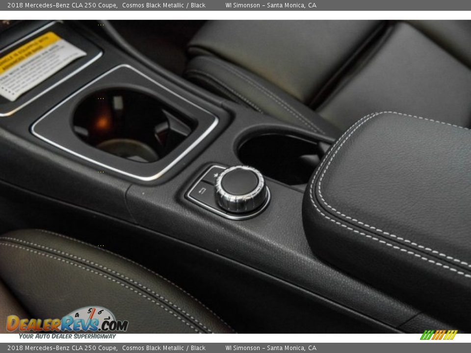 2018 Mercedes-Benz CLA 250 Coupe Cosmos Black Metallic / Black Photo #7