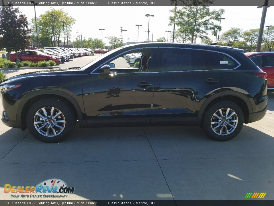 2017 Mazda CX-9 Touring AWD Jet Black Mica / Black Photo #2