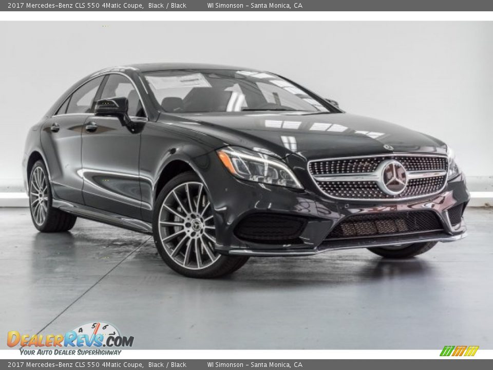 Front 3/4 View of 2017 Mercedes-Benz CLS 550 4Matic Coupe Photo #12