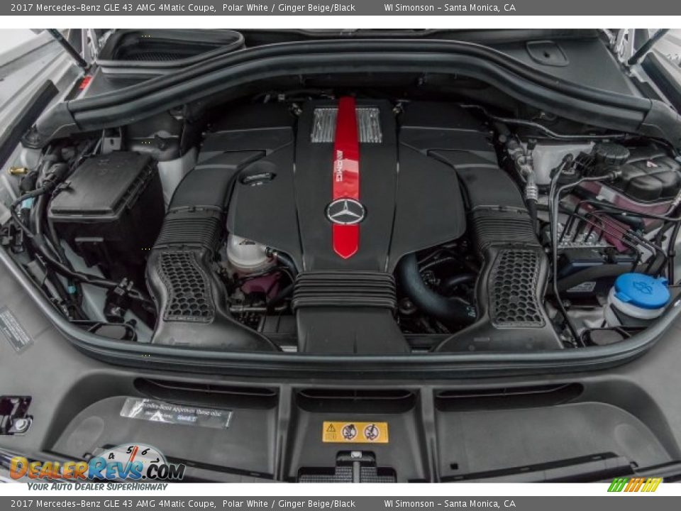 2017 Mercedes-Benz GLE 43 AMG 4Matic Coupe 3.0 Liter DI biturbo DOHC 24-Valve VVT V6 Engine Photo #8