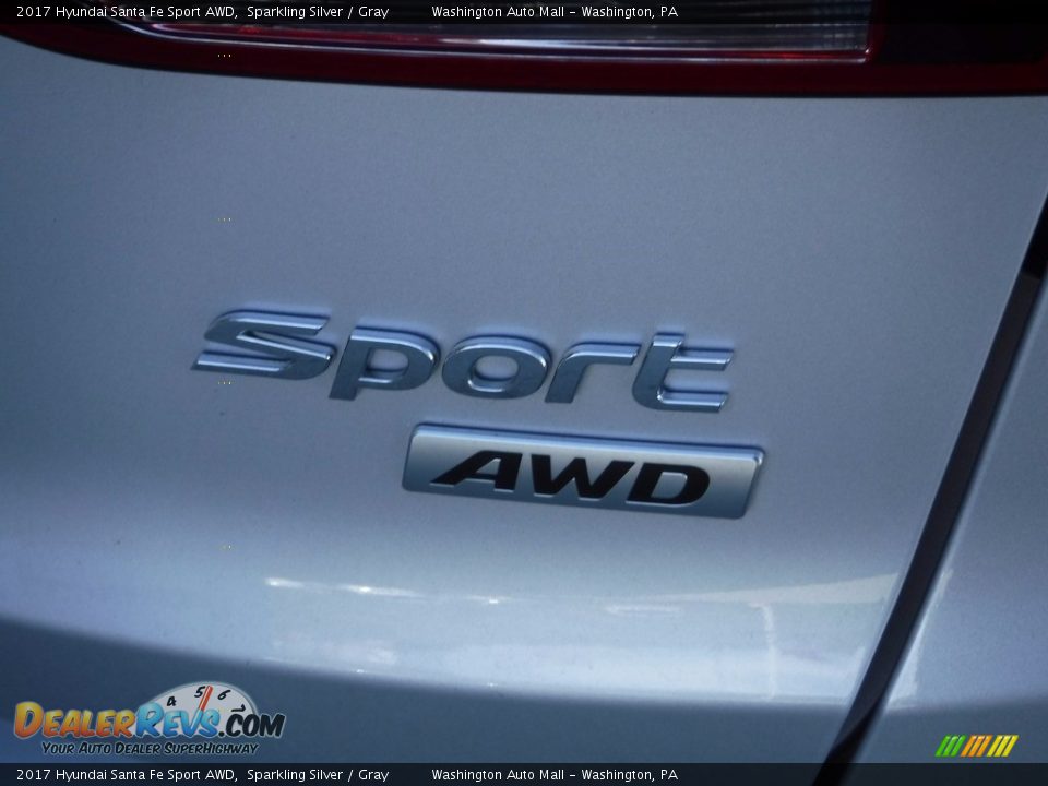 2017 Hyundai Santa Fe Sport AWD Sparkling Silver / Gray Photo #10